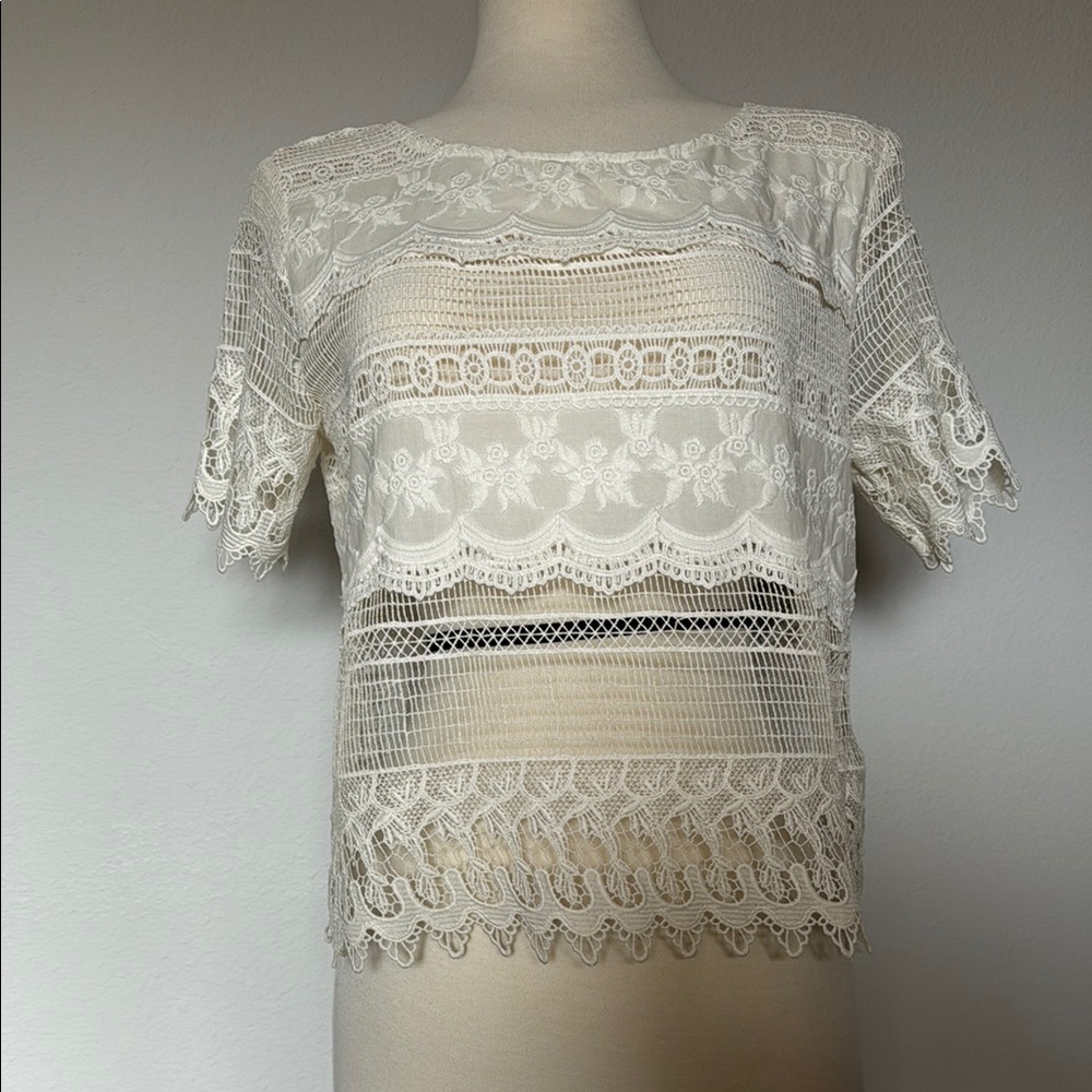 Banana Republic Lace Top
